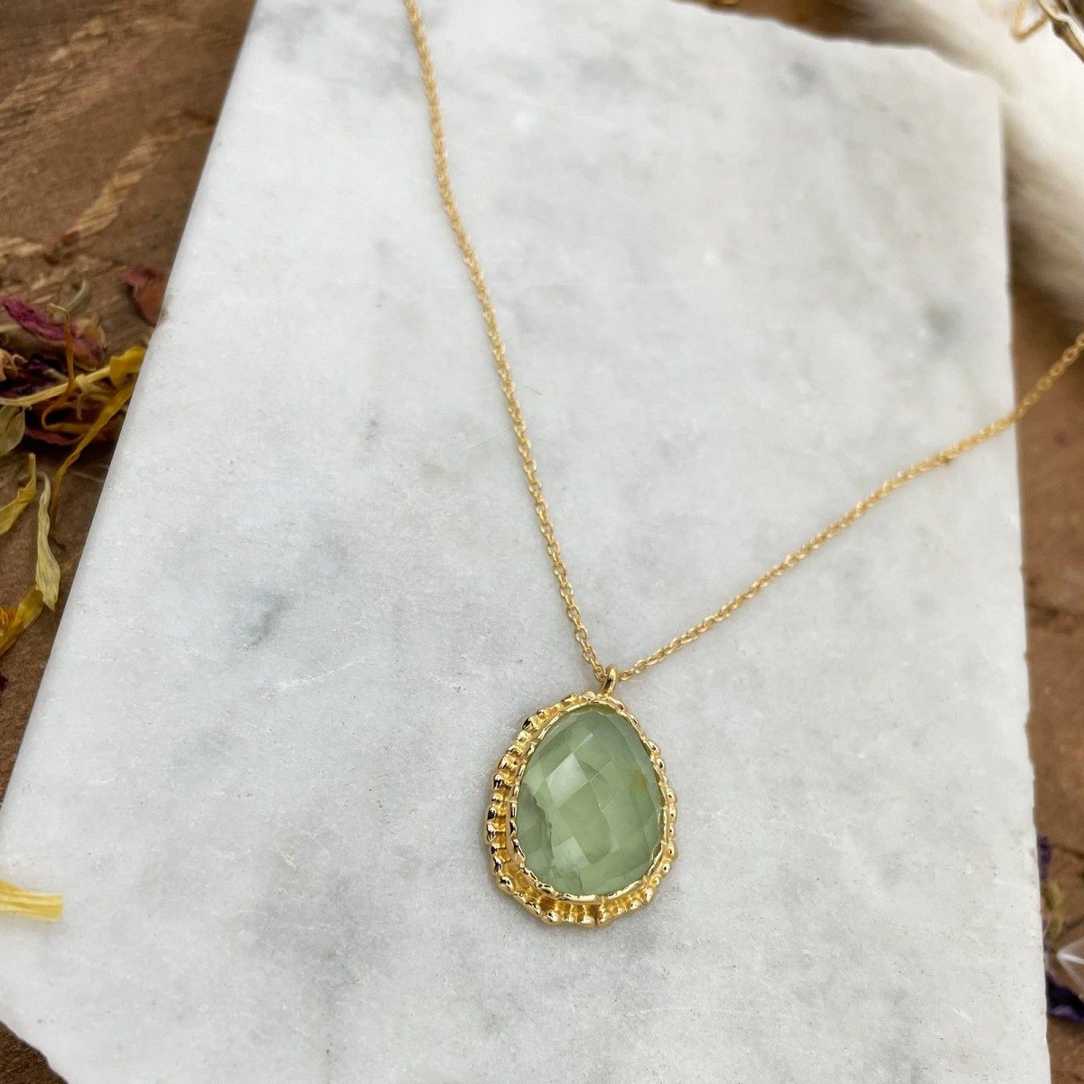 Collier Miniardise Onyx plaqué or - photo 26