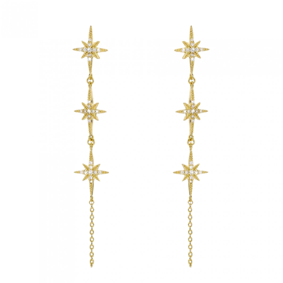 Boucles Golden Evil Eyes noires - photo 34