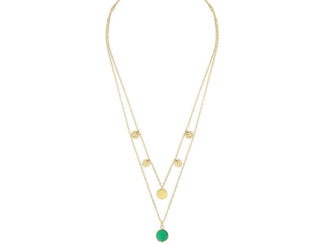 Collier Mingardise Jade plaqué or - photo 10