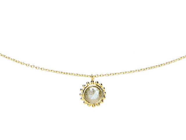 Collier pendantif soleil Labradorite - photo 11